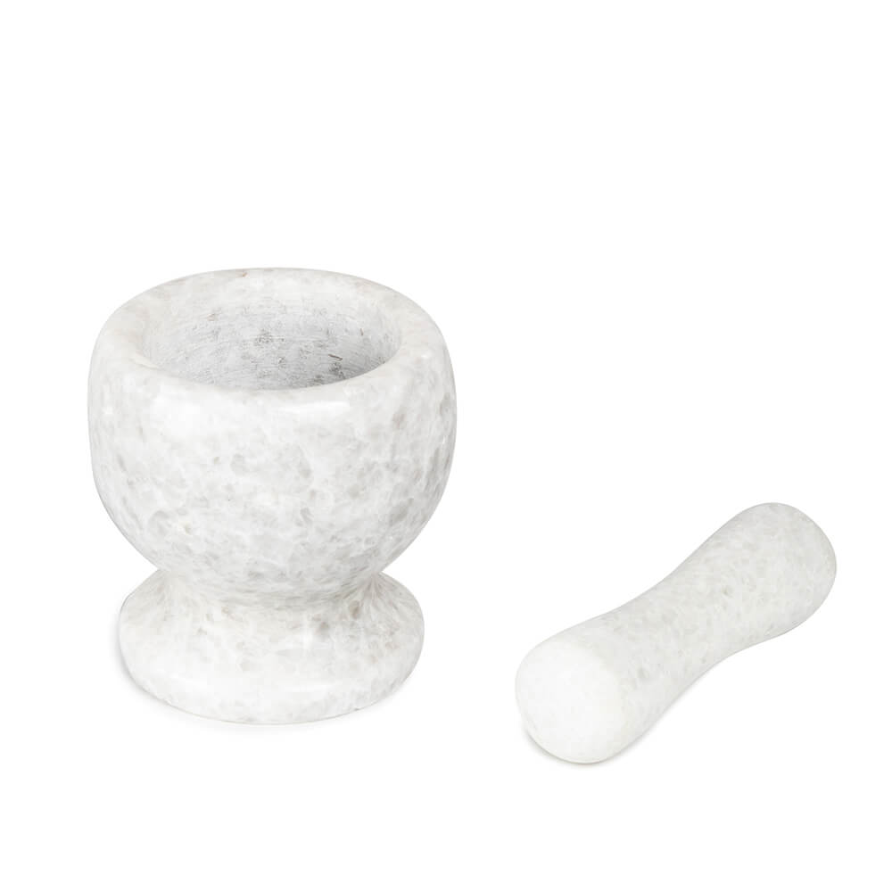 Хаванче мраморно Luigi Ferrero FR-910W Ø9xH10cm, бяло