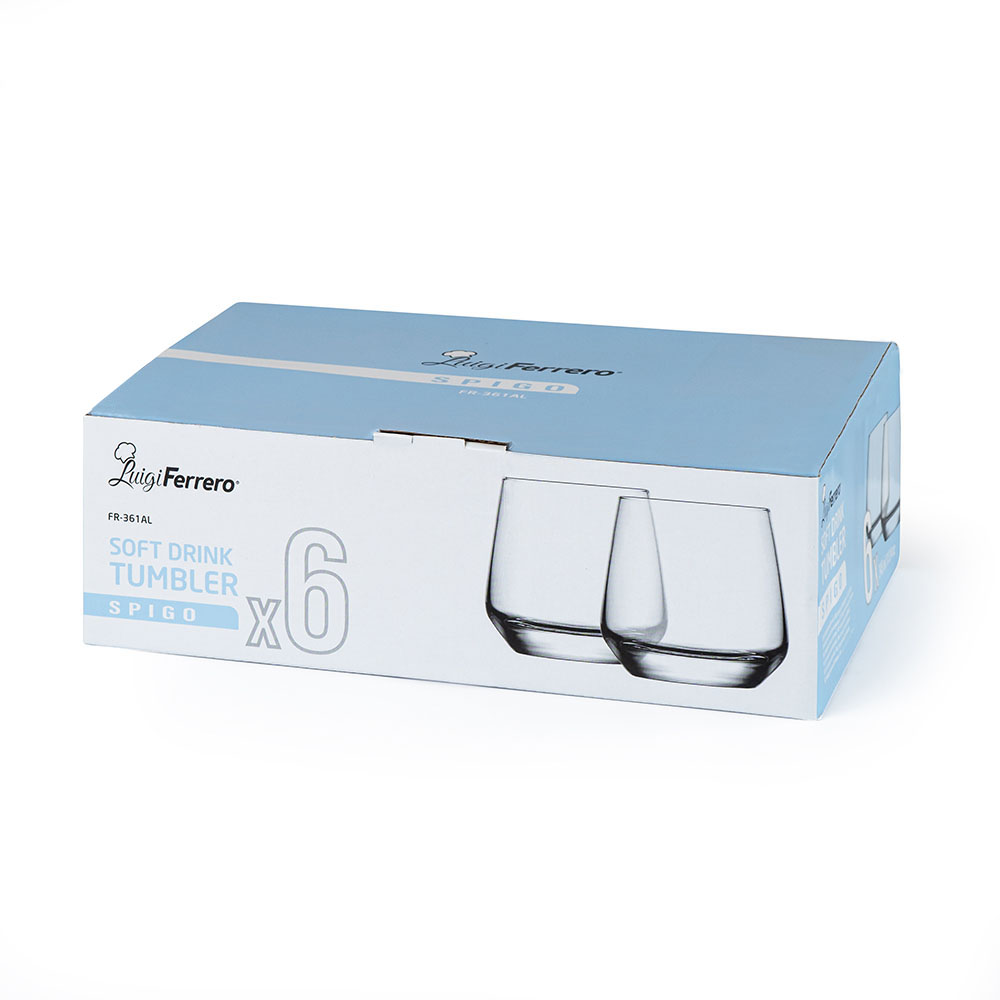 Чаша за уиски Luigi Ferrero Spigo FR-361AL 345ml, 6 броя