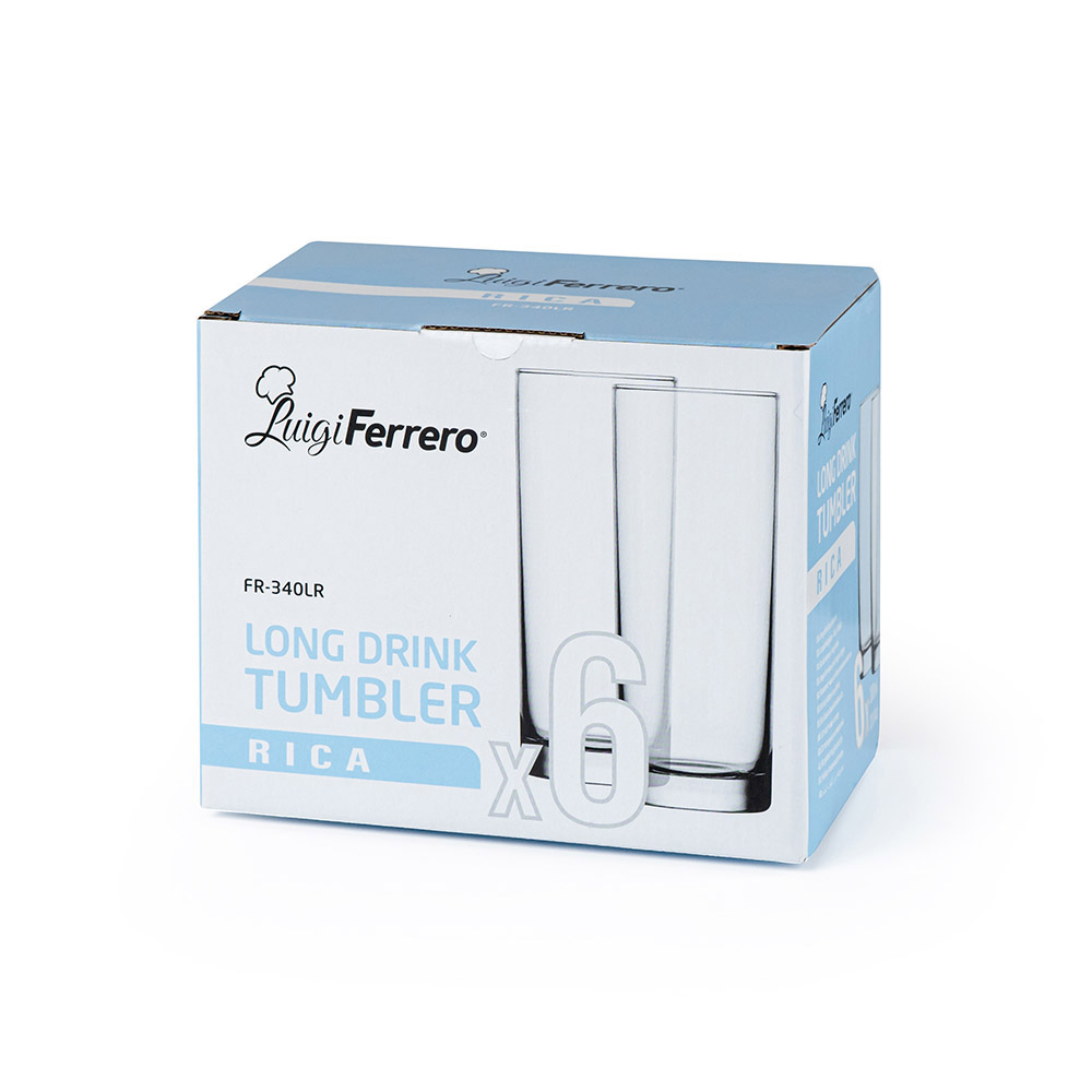 Чаша за вода Luigi Ferrero Rica FR-340LR 360ml, 6 броя