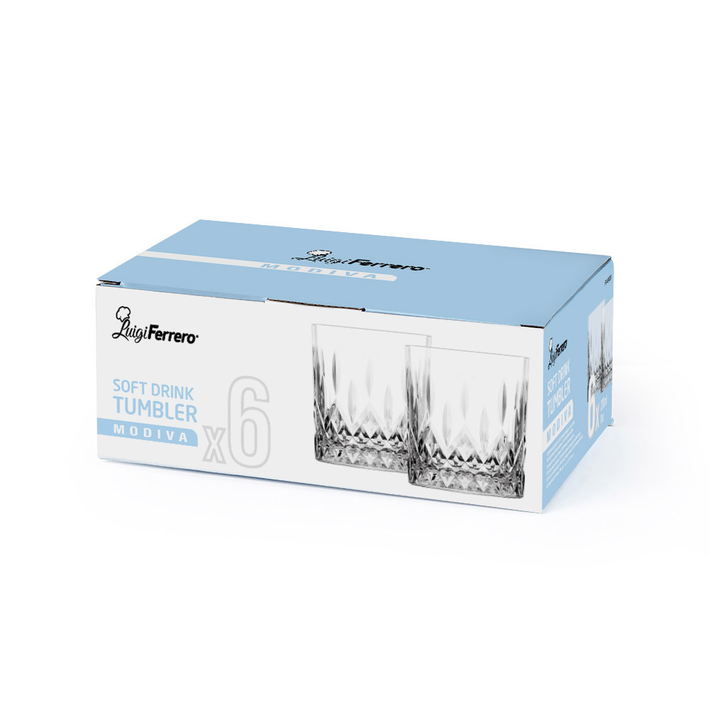 Чаша за уиски Luigi Ferrero Modiva FR-430OD 330ml, 6 броя