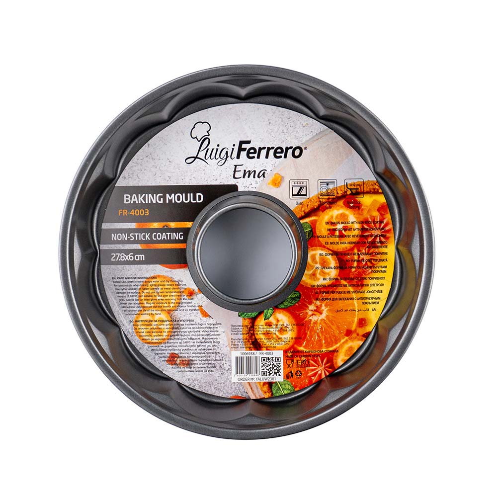 Форма за кекс Luigi Ferrero Ema FR-4003 27.8x6cm
