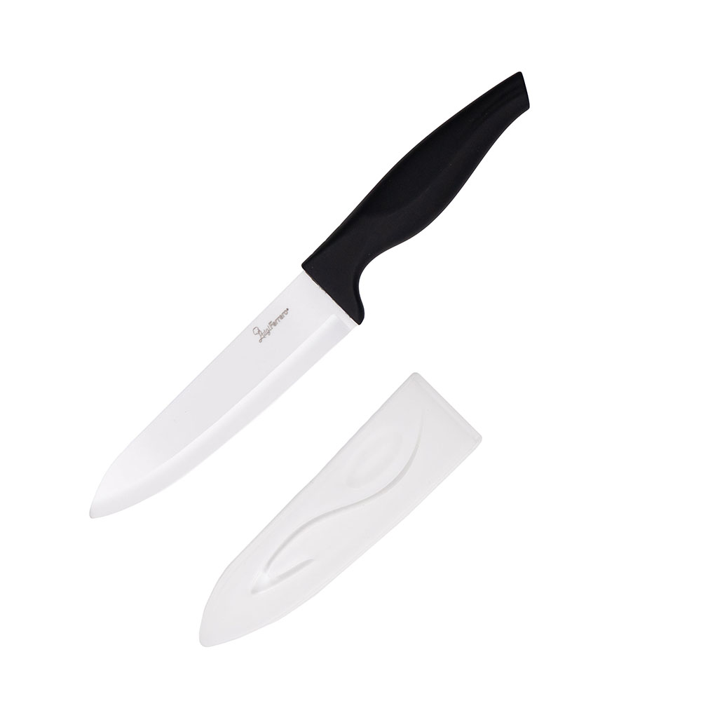 Нож Luigi Ferrero FR-1706C 16cm, керамичен, черен