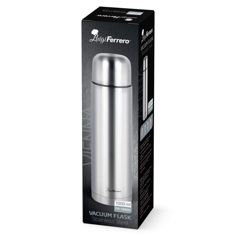 Термос Luigi Ferrero Prima FR-1000 1000ml, инокс