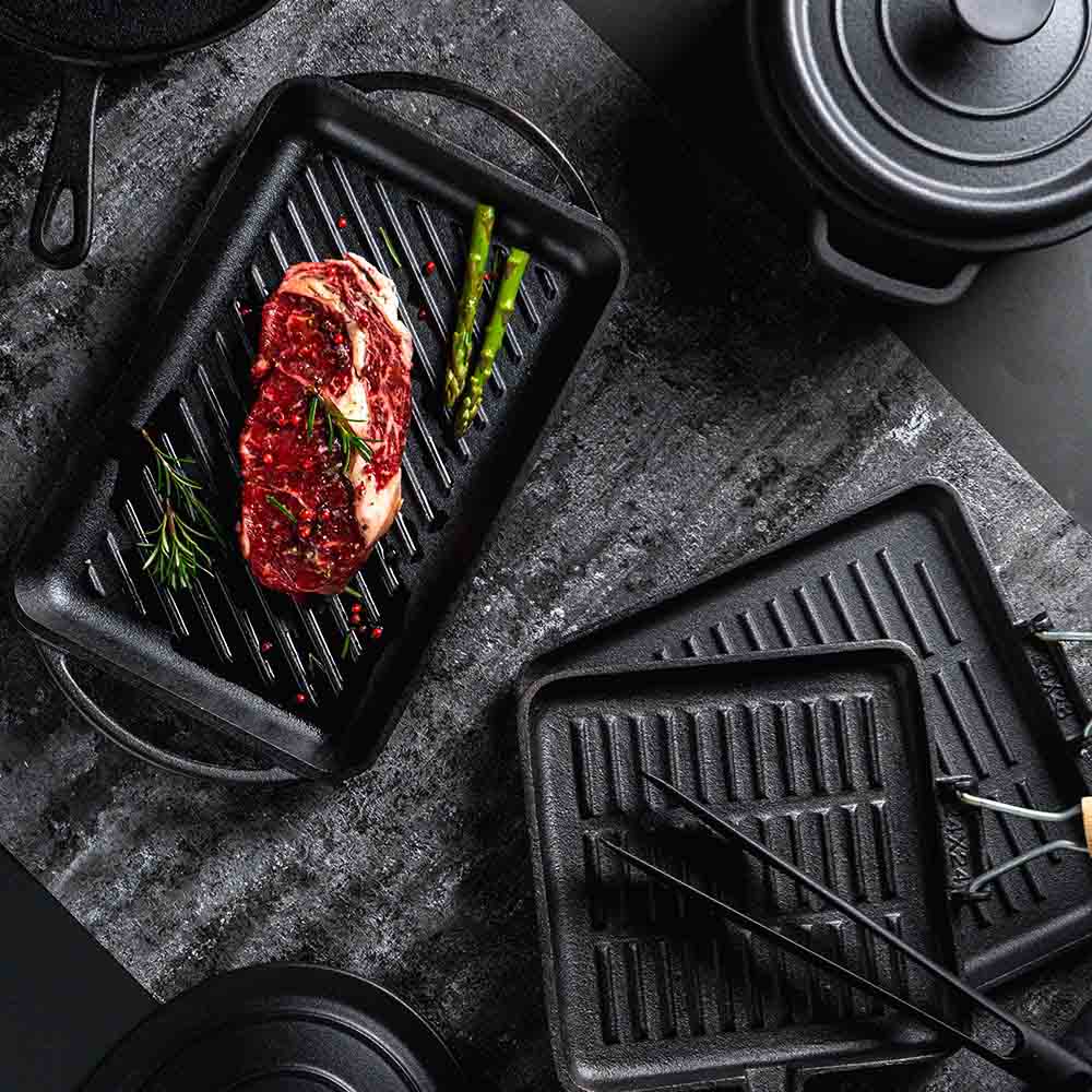 Тиган грил Luigi Ferrero Tika FR-2416CI NEW 24x24cm, чугун