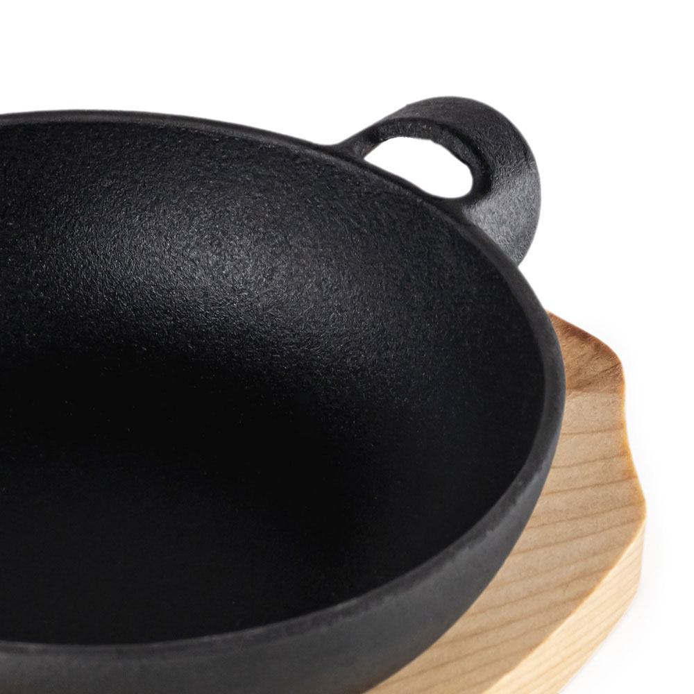 Съд за готвене и сервиране с 2 дръжки Luigi Ferrero Tika FR-2144 21.5x16.5x4.4cm, чугун