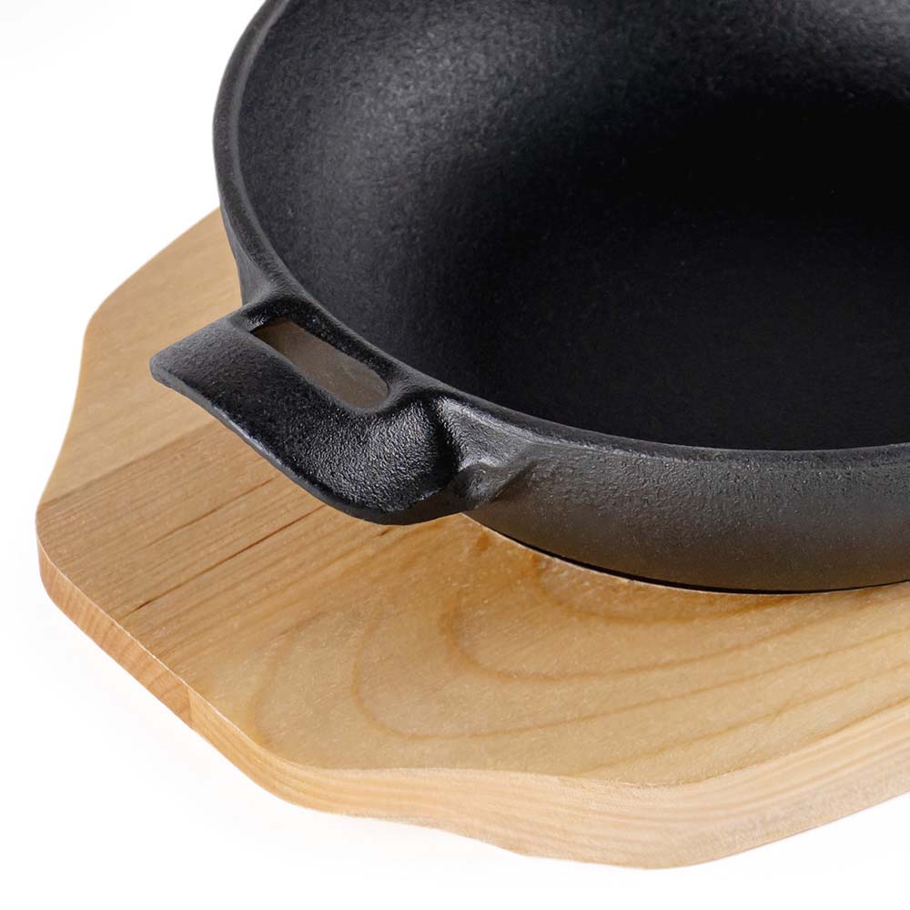 Съд за готвене и сервиране с 2 дръжки Luigi Ferrero Tika FR-2144 21.5x16.5x4.4cm, чугун