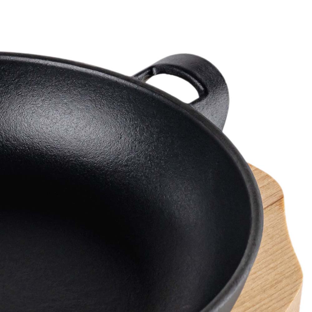 Съд за готвене и сервиране с две дръжки Luigi Ferrero Tika FR-2545 25x20x4.5cm, чугун