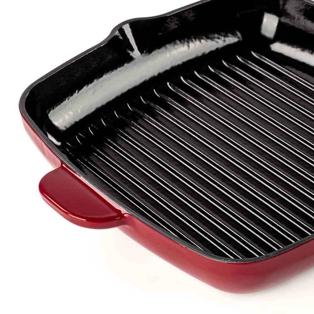 Тиган грил Luigi Ferrero Opera FR-2752 27x27cm, eмайлиран чугун