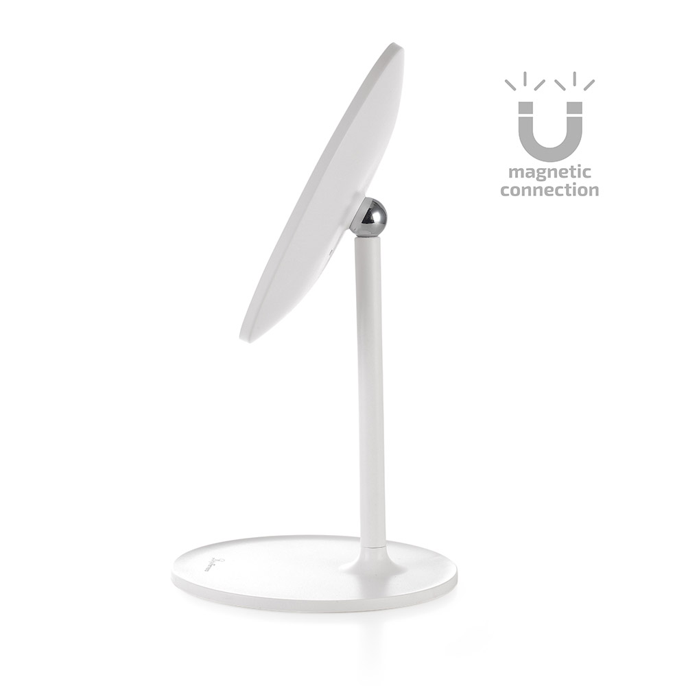 LED козметично огледало за грим Luigi Ferrero FR-801, кръг, 20 cm