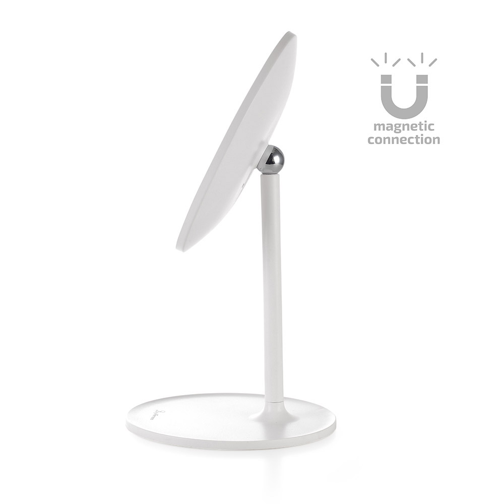 LED козметично огледало за грим Luigi Ferrero FR-801, квадрат, 20x20 cm