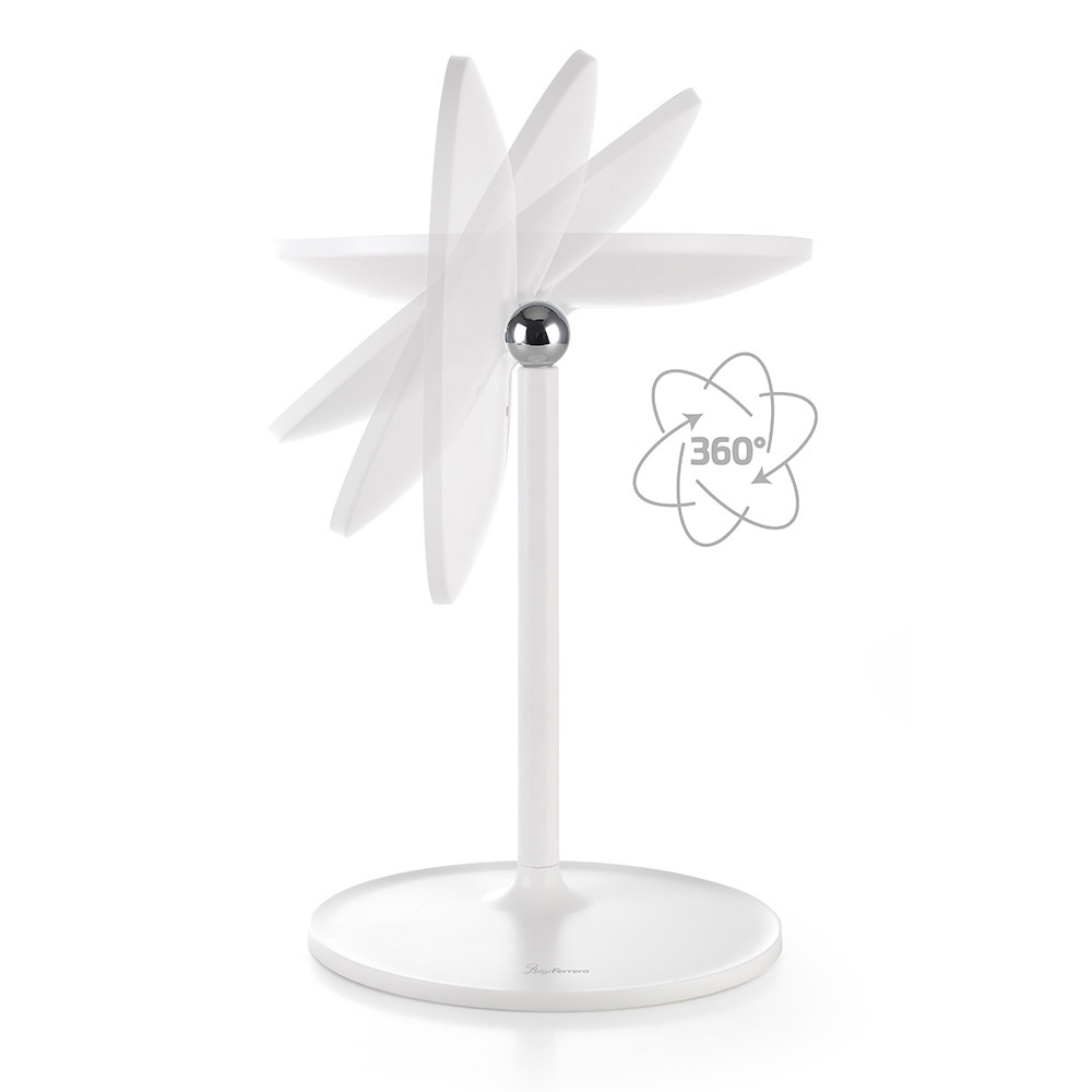 LED козметично огледало за грим Luigi Ferrero FR-801, квадрат, 20x20 cm