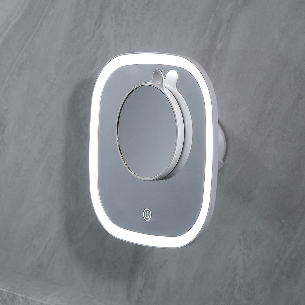 LED козметично огледало за грим Luigi Ferrero FR-801, квадрат, 20x20 cm