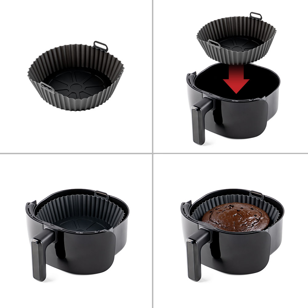 Силиконова форма за еър фрайър Luigi Ferrero Prima FR-2124, 24x24x7.4 cm