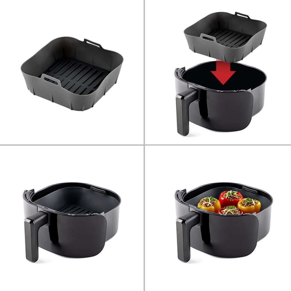 Силиконова форма за еър фрайър Luigi Ferrero Prima FR-2223, 22x22x7cm