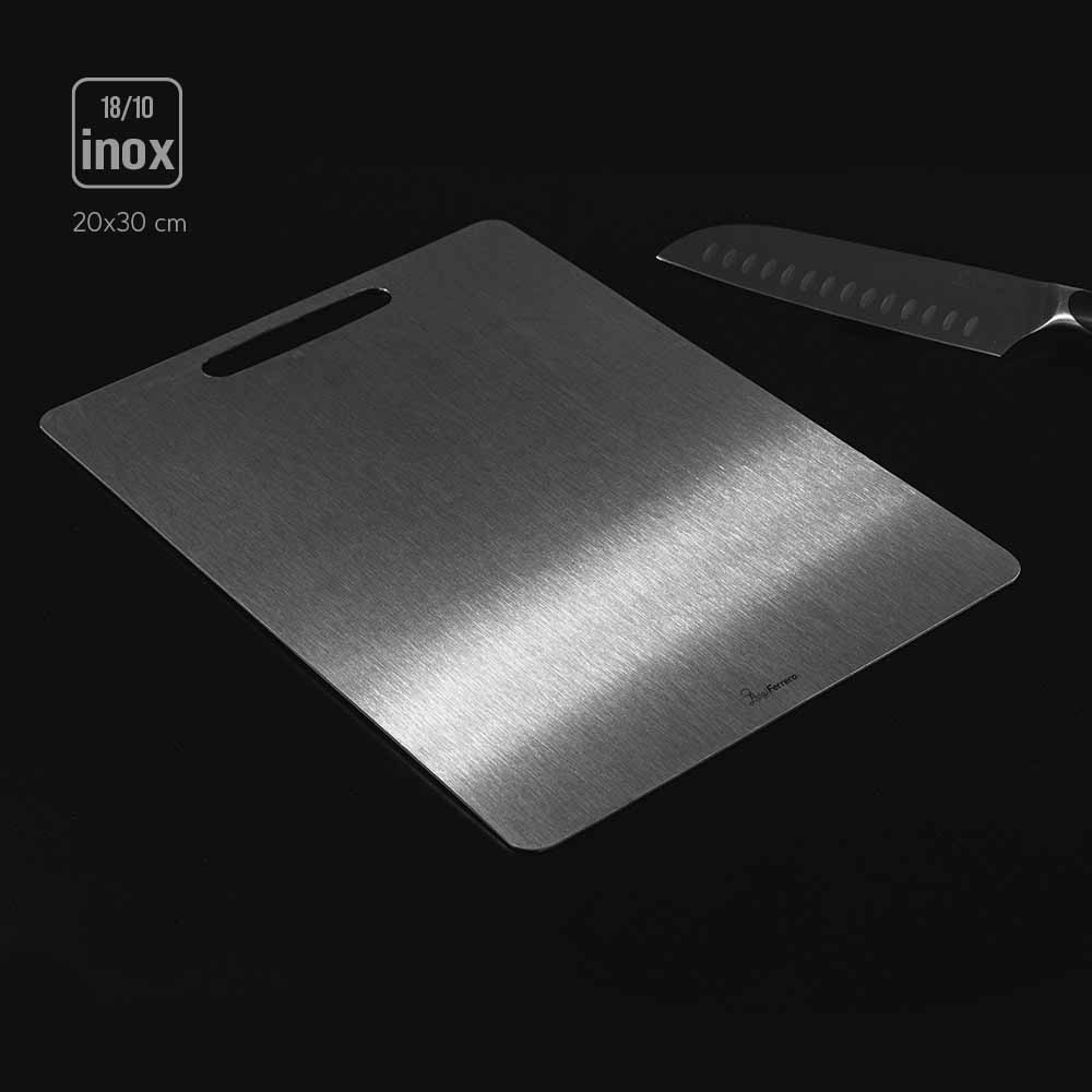 Дъска за рязане Luigi Ferrero FR-2030 20x30cm, неръждаема стомана
