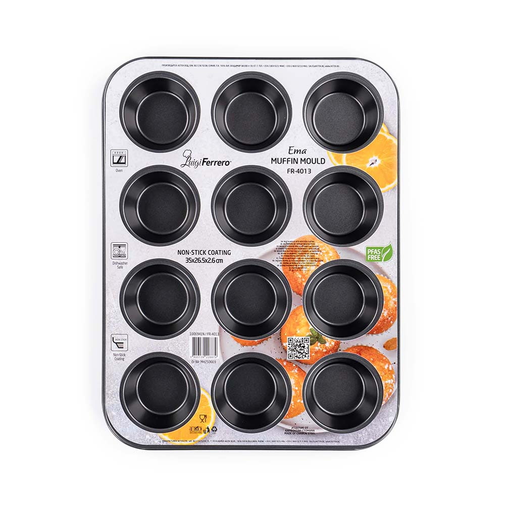 Форма за мъфини Luigi Ferrero Ema FR-4013 35x26.5x2.6cm