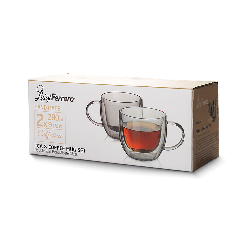 Чаша за чай и кафе Luigi Ferrero Coffeina FR-8057E 280ml, 2 броя