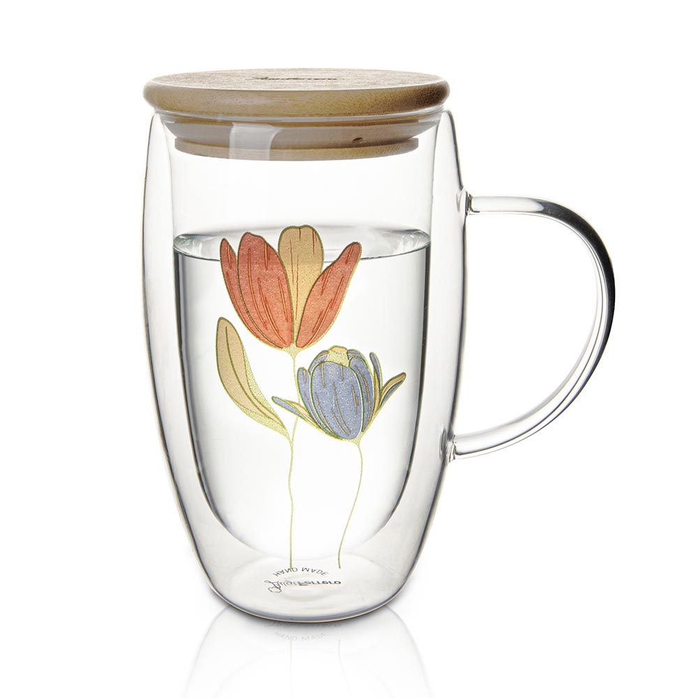 Чаша за капучино и лате Luigi Ferrero Coffeina FR-8045DB 500ml, с капаче