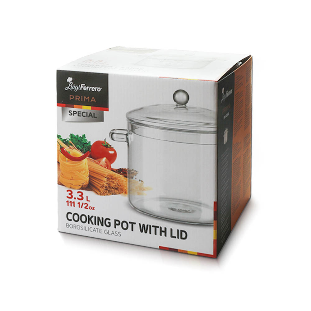 Тенджера Luigi Ferrero Prima Special FR-8030G 3.3L, с капак и дръжки