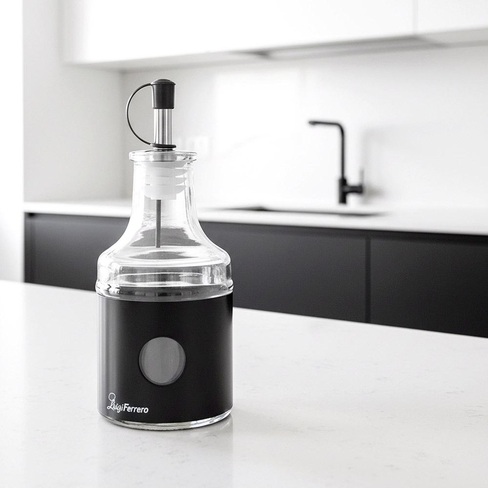 Бутилка за оцет и олио Luigi Ferrero Hanna FR-1442B 230ml, черна